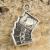 Berlock Spelkort 13x25 mm, Antiksilver (5st)