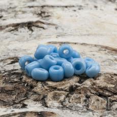 Seed Beads opak 4 mm, Himmelsblå (20g)