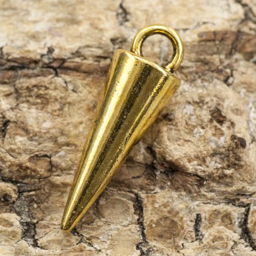 Berlock Spike 7x22 mm, Antikguld (5st)