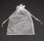 Tygpåse organza 20x30 cm, Vit (st)