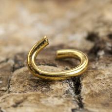 Ring Oval öppningsbar 4 mm, Guldfärg (50st)