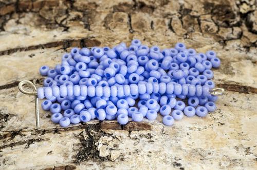 Seed bead opak 2,6 mm, Jeansblå (20gr)