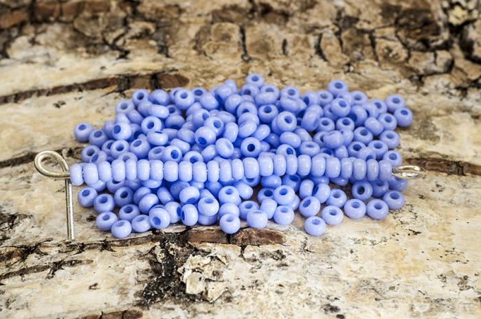 Seed Beads opak 2,6 mm, Jeansbl (20g)