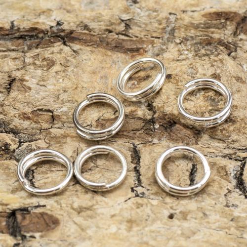 Splitring 5 mm, Silverfärg (50st)