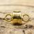 Magnetlås Rondell 10x6 mm. Guldfärg (st)