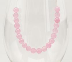 Pärla Malaysia jade 6 mm, Rosa (10st)