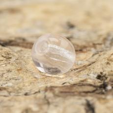 Glaspärla rund 4 mm, Ljusrosa (60st)