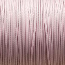 Vaxad polyestertråd 0,5 mm, Pärlrosa (meter)