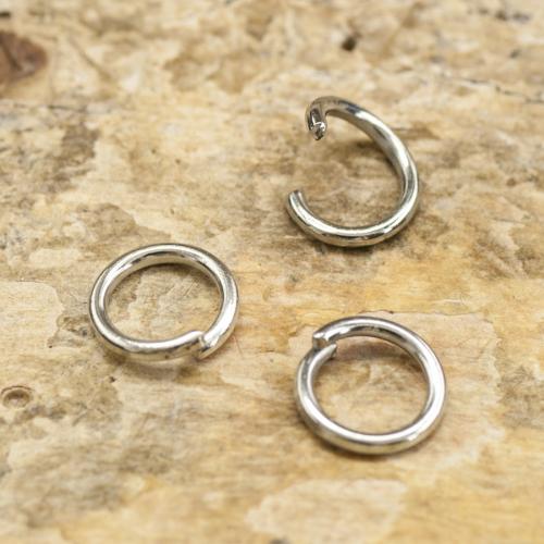 Ring öppningsbar 5 mm, Platinafärg (50st)