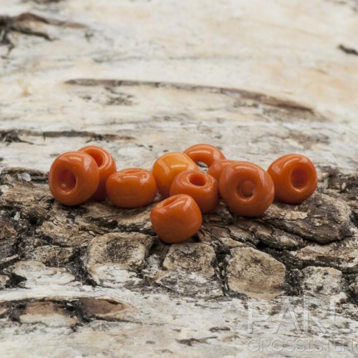 Seed bead opak 4 mm, Orange (20gr)