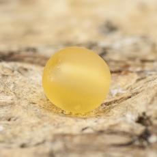 Frostad glaspärla 4 mm, Bärnsten (60st)