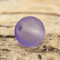 Frostad glaspärla 8 mm, Lila (20st)