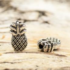 Mellandel Ananas 10x6 mm, Antiksilver (5st)