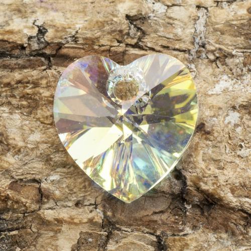 Swarovski hjärta, Crystal AB (st)