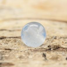 Pärla Malaysia jade 6 mm, Himmelsblå (10st)