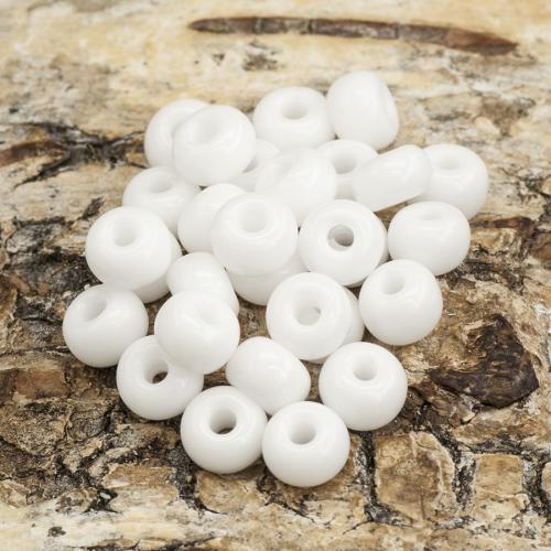Seed bead opak 5 mm, Vit (20gr)