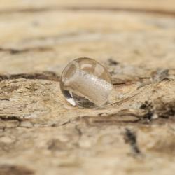 Glaspärla rund 4 mm, Beige (60st)
