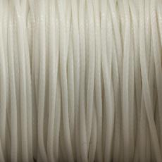 Vaxad polyestertråd 1mm, Gräddvit (meter)