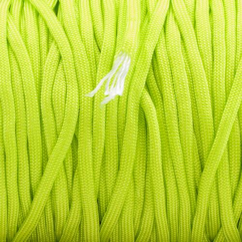 Paracord 4 mm, Gulgrön (meter)