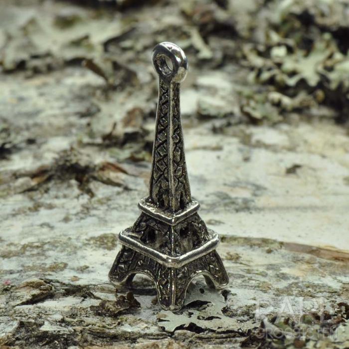 Berlock Eiffeltorn, Antiksilver (5st)