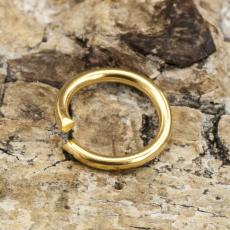 Ring öppningsbar 8 mm, Guldfärg (50st)