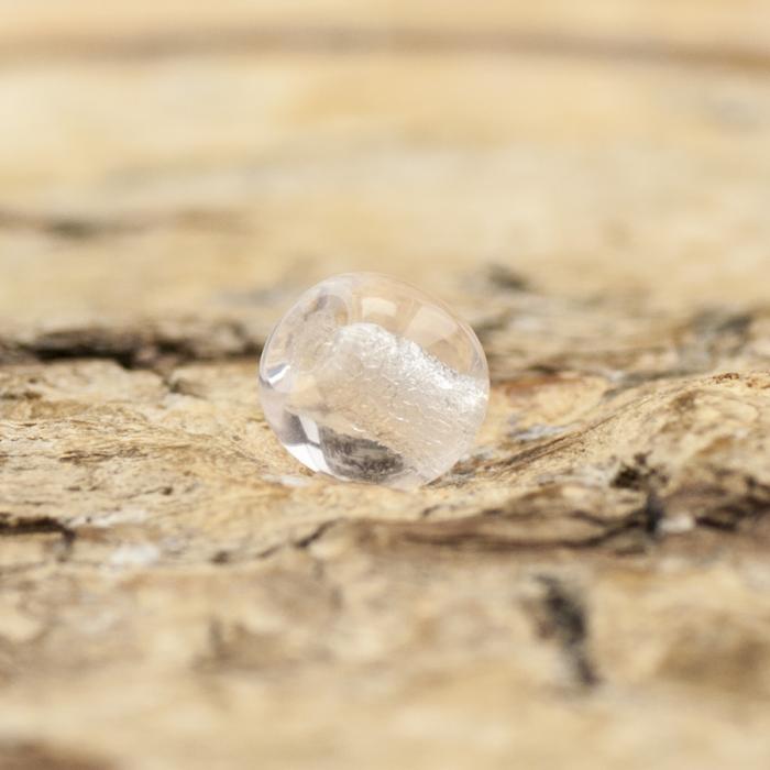 Glasprla rund 3,5 mm, Ljusrosa (5g)