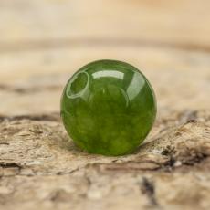 Pärla Malaysia jade 6 mm, Mörk olivgrön (10st)