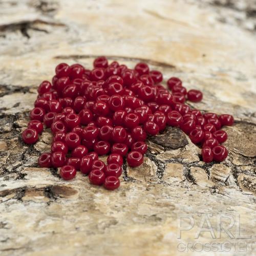 Seed Beads opak 2,6 mm, Vinröd (20g)