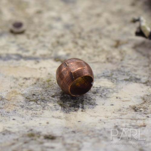 Klämpärla rund 2 mm, Antikkoppar (100st)