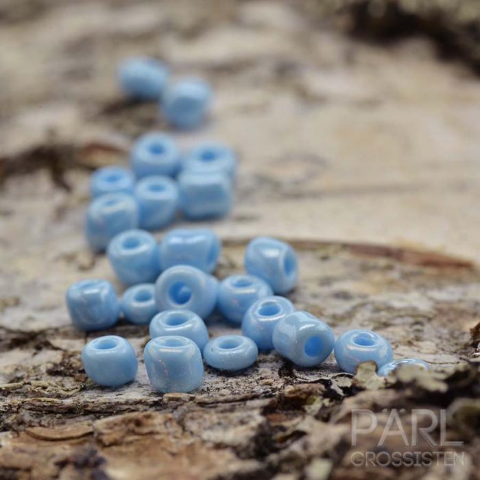 Seed bead opak lyster 3 mm, Himmelsbl (20gr)