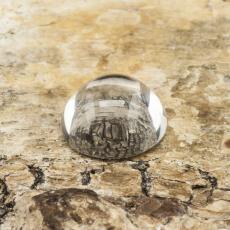 Cabochon Glas 10x6 mm, Klar (10st)