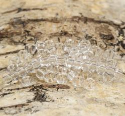 Seed Beads transparent 5 mm, Klar (20g)