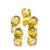 Swarovski Bicone 8mm, Topaz (4st)