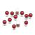 Swarovski Flatback 5mm, Siam (4st)