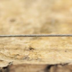 Plastöverdragen wire i Rostfritt stål 0,3 mm (40m)