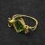 Swarovski Square 10x10 mm, Green Tourmaline (st)