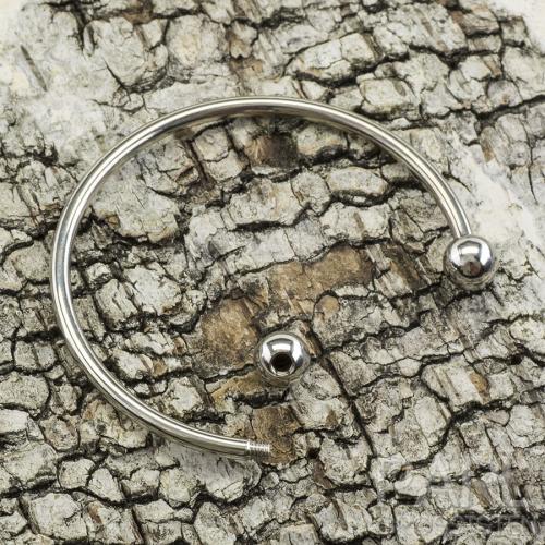 Stel armring 53 mm, Platinafärg (st)