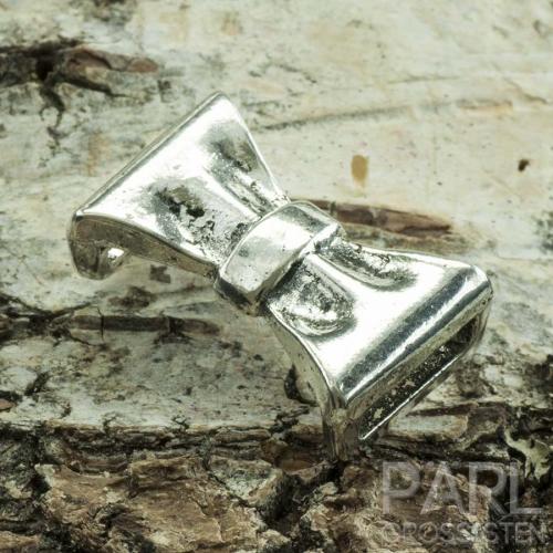 Slider Rosett 24x15 mm, Antiksilver (st)
