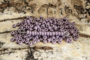 Seed Beads opak 2,6 mm, Grålila (20g)