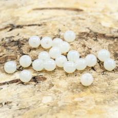 Pärla Opalite 4 mm, Vit (40st)