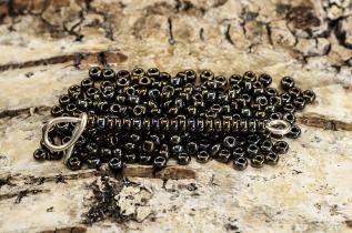 Seed Beads opak iris 2,6 mm, Brunmulti (20g)