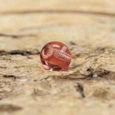 Glaspärla rund 4 mm, Bordeaux (60st)