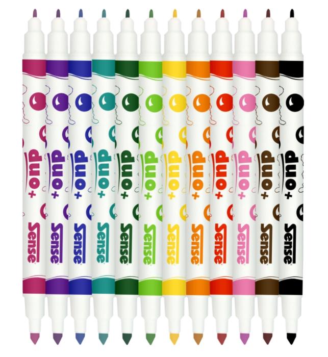 Fiberpennor Dubbelspets (12 st)