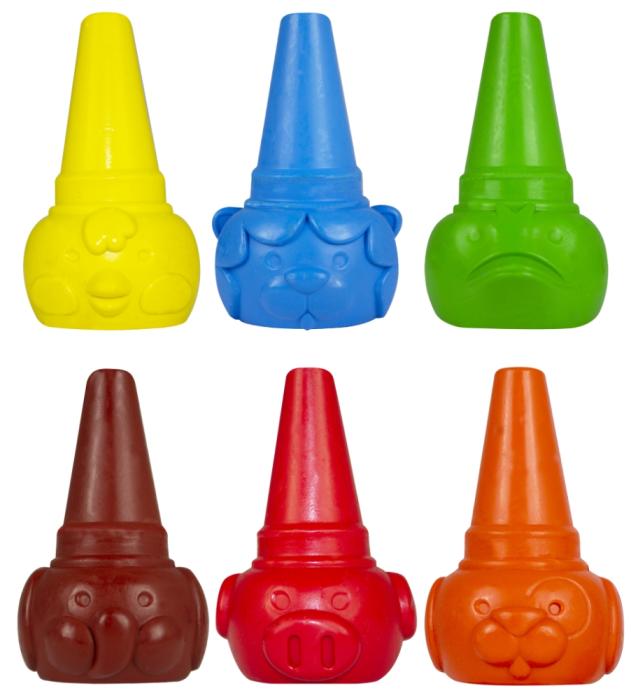 Småbarnskrita Småtting, Färgmix (6 st)