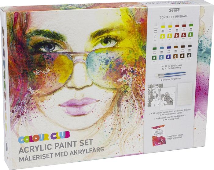 Akrylset Colour Club (12 st)