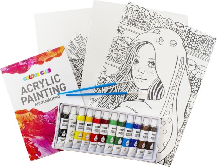 Akrylset Colour Club (12 st)