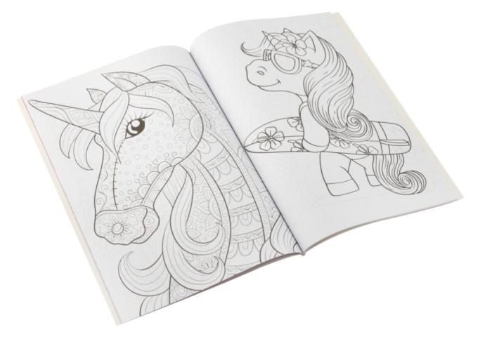 Målarbok Unicorn