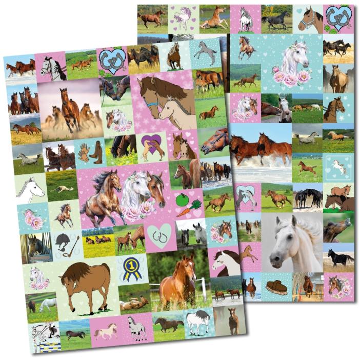 Stickers Hästar Hologram (100 st)