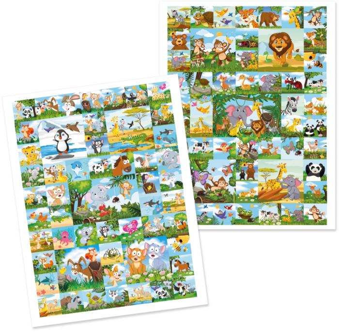 Stickers Gulliga Djur (100 st)