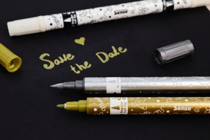 Markers Metallic Dubbelspets (3 st)